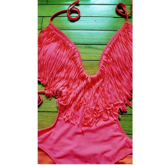 🚨GET 50% OFF ReeBee NWOT Neon One Piece Swimsuit - Picture 2 of 2